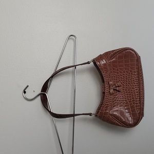 Liz Claiborne brown animal print small purse